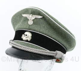 WO2 Waffen SS Infanterie Officiers schirmmutze  - maat 60 - nieuw - replica