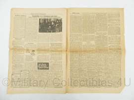 WO2 Duitse krant Frankische Tageszeitung nr. 40 17 februari 1944 - 47 x 32 cm - origineel
