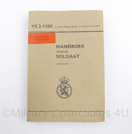 Koninklijke Landmacht VS 2-1350 Handboek voor de Soldaat - uitgave 1983 - origineel
