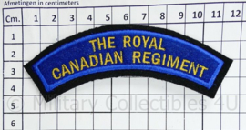 WO2 WW2 The Royal Canadian Regiment shoulder title pair