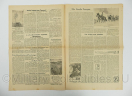 WO2 Duitse krant 8 Uhr Blatt 26 februari 1944 - 47 x 32 cm - origineel