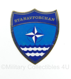 STANAVFORCHAN Standing Naval Force Channel sticker - 9,5 x 8 cm - origineel