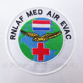 KLu Koninklijke Luchtmacht "Rnlaf Med Air Evac" RNLAF Royal Netherlands Air Force -  met klittenband - diameter 10 cm