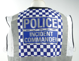 Britse politie Police Incident Commander reflectief hesje - maat Large - origineel