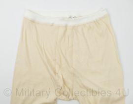 Militaire onderkleding set shirt en broek Crème wit - maat 47 - gebruikt - origineel