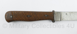 WO1 WO2 Duitse Stiefelmesser - leder van schede vernieuwd - 24,5 cm lang - origineel
