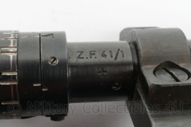WO2 Duitse K98k ZF41/1 scope maker DUV met mount  - 16 x 4½ x 2½ cm - replica