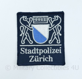 Zwitsers embleem Stadtpolizei Zurich - 7,5 x 8,5 cm - origineel