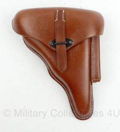 Hardcover holster Luger P38 bruin
