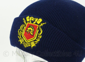 Nederlandse Brandweer muts met retro logo - 100% wol - nieuw in verpakking - origineel