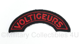 Canadian Army shoulder title ENKEL Voltigeurs - 12 x 4,5 cm - origineel