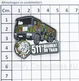 Franse leger 511e Regiment DU Train magneet - 4,5 x 5 cm - origineel
