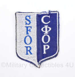 SFOR embleem - 8 x 6  cm - origineel