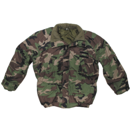 Dikke camo parka met warme voering - maat 54 - origineel