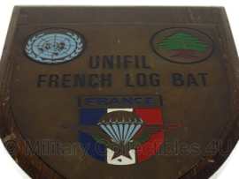 Frankrijk UNIFIL French Log Bat wandbord - 21,5 x 17 cm - origineel