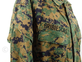 USMC US Marine Corps Marpat BDU camo jas met insignes - maat Small-short - origineel