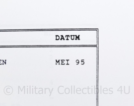 Defensie Handboek GPS Navigatie verbindingen - mei 1995 - 29,5 x 21 cm - origineel