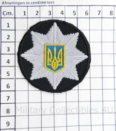 Oekraïense politie embleem - diameter 6 cm  - origineel