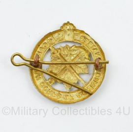 WW2 Canadian Corps of Commissionaires cap badge -  4,5 x 4 cm - origineel