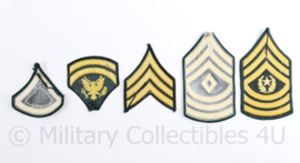 US Army Vietnam oorlog rang emblemen- per paar - origineel