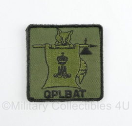 Defensie OPLBAT Opleidings bataljon Koninklijke Militaire Academie borstembleem - met klittenband - 5 x 5 cm - origineel