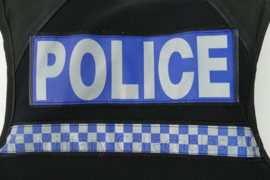 Aegis Engineering Britse politie vest met kogelwerende en steekwerende inhoud - HOSDB/CAST-normen HG1A/KR2/SP2 - maat S/XS - origineel
