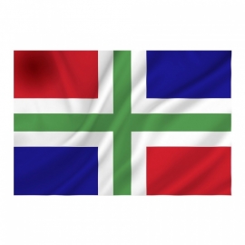 Provincie vlag Groningen - Polyester -  1 x 1,5 meter
