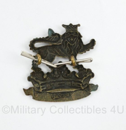 WW2 canadian 6th Duke of Connaught's Royal Canadian Hussars Cap Badge  - 4,5 x 4 cm - origineel