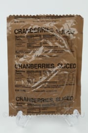 US Army MRE ration Cranberries Sliced - 56 gram