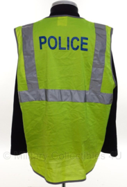 Politie POLICE geel reflectie hesje- Police - size XL - origineel