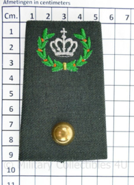 enkele epaulet DT2000 Adjudant - Compagniessergeant - Majoor Eskadrons - 9 x 5 cm - origineel