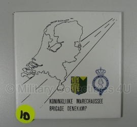 Tegel Koninklijke Marechaussee - Kmar Brigade Denekamp - origineel Nr. 10