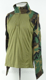 KMARNS Korps Mariniers US woodland forest camo Ubac Permethrine insectenwerend shirt - maat XXL  - nieuw - origineel Defensie