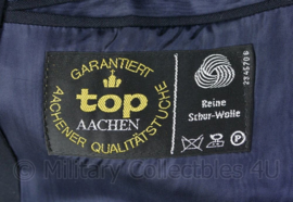Heren kostuum jas en broek  - donkerblauw - maat 58 - origineel