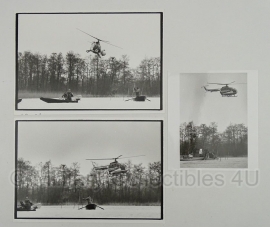 Set bestaande uit 3 foto's van de Korps Rijkspolitie  - orgineel