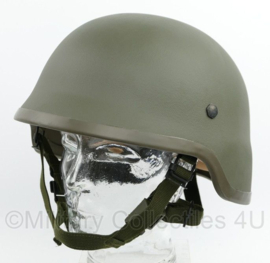 M92 M95 composiet helm B826 ballistische helm - Nieuwste model productie 2020 donkergroen - Ongedragen -  maat Large = 58 tm. 60 cm. -  origineel