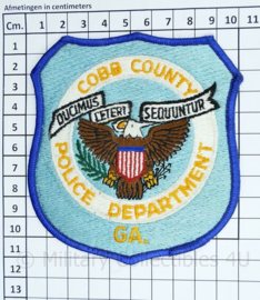 Cobb County Police Department patch - 11 x 10 cm -  origineel
