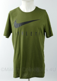NIKE Athlete Tee shirt Dri Fit The Nike Tee groen - maat Large - nieuw - origineel