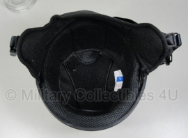 Vintage brommer helm Pothelm - zwart