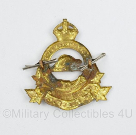 WW2 Canadian cap badge RCAPC Royal Canadian Army Pay Corps - Kings Crown - 4,5 x 4,5 cm - cm -origineel