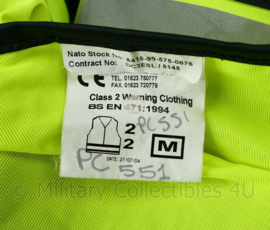 Britse Politie POLICE fluor geel vest - Maat Medium - origineel