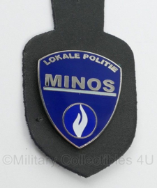 Belgische Federale Politie Lokale Politie Minos borsthanger - 10,5 x 5 cm - origineel