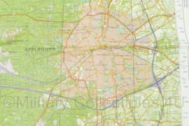 Defensie stafkaart 33 West Apeldoorn 1 : 50 000 - 60 x 57 cm - origineel