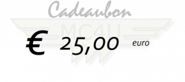 MC4U kadobon - t.w.v. € 25,00 euro
