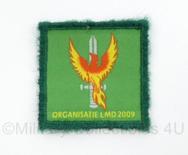 Defensie Organisatie LMD 2009 Luchtmachtdagen borstembleem - met klittenband - 5 x 5 cm - origineel