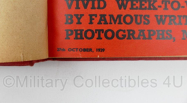 The War: A Weekly Illustrated Survey of the Second Great War Vol. I verzamelboek - 26 x 2 x 34,5 cm - origineel