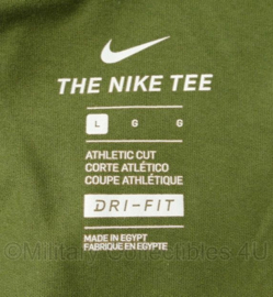 NIKE Athlete Tee shirt Dri Fit The Nike Tee groen - maat Large - nieuw - origineel