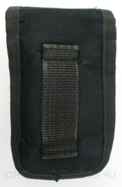 Politie zwarte koppeltas met Fastrap limb restraint straps - 14 x 8½ x 4 cm - origineel