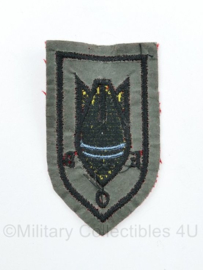 Defensie Explosieve opruimingsdienst embleem - 8 x 4,5 cm - origineel