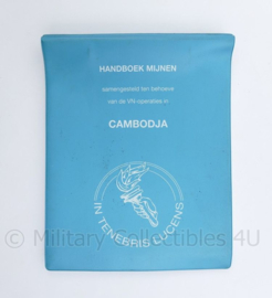 Korps Mariniers Cambodja 1992 handboek mijnen manual confidentieel - 19 x 15 x 2 cm  - origineel
